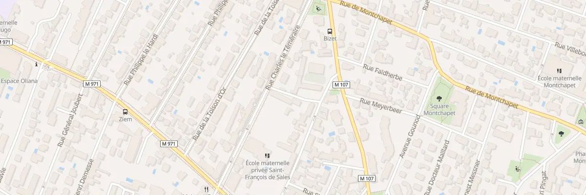 Plan du 10 Rue des Genois à Dijon