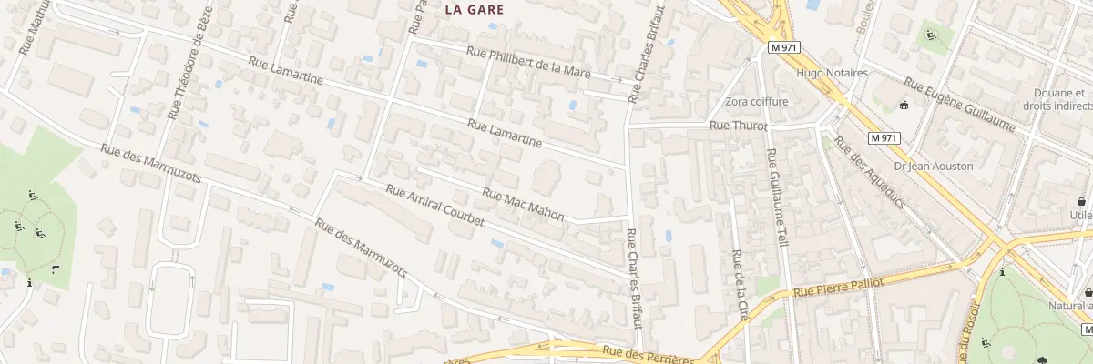 Plan du 3 Rue Lamartine à Dijon