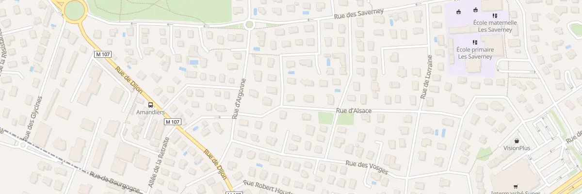 Plan du 5 Rue d’Alsace à Fontaine-lès-Dijon