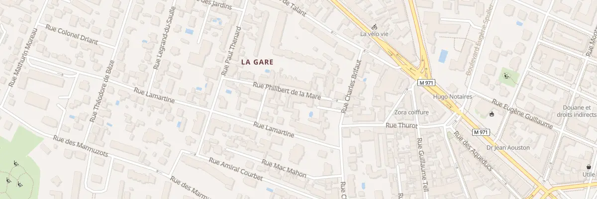 Plan du 9 Rue Philibert de la Mare à Dijon