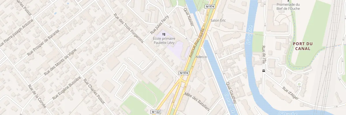 Plan du 6 Rue des Trois Forgerons à Dijon