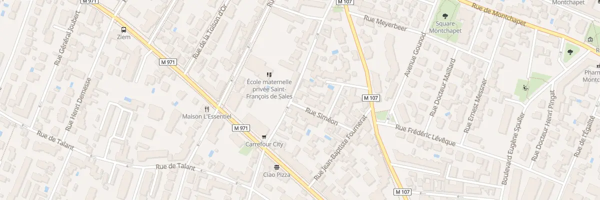 Plan du 5 Rue des Genois à Dijon
