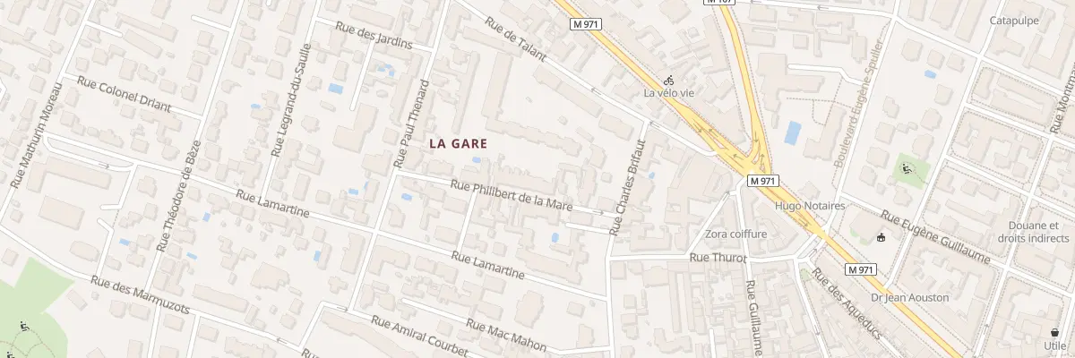 Plan du 8 Rue Philibert de la Mare à Dijon