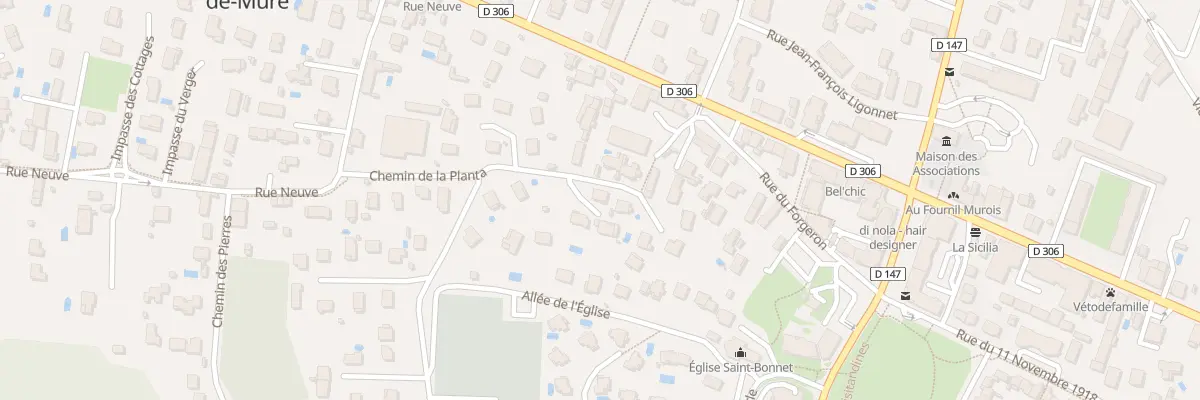 Plan du 5654 Che de la Planta à Saint-Bonnet-de-Mure