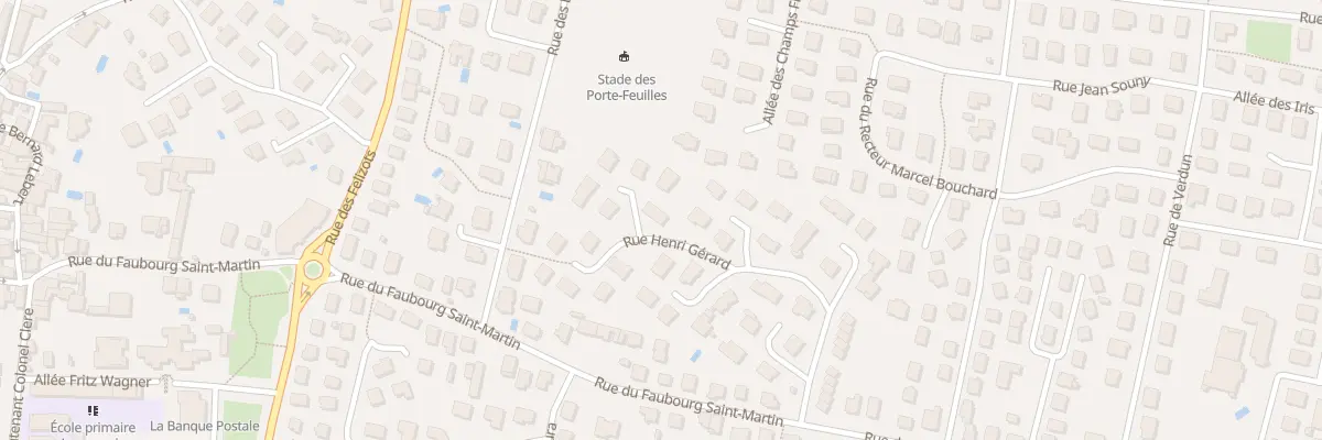 Plan du 50 Rue Henri Gerard à Fontaine-lès-Dijon