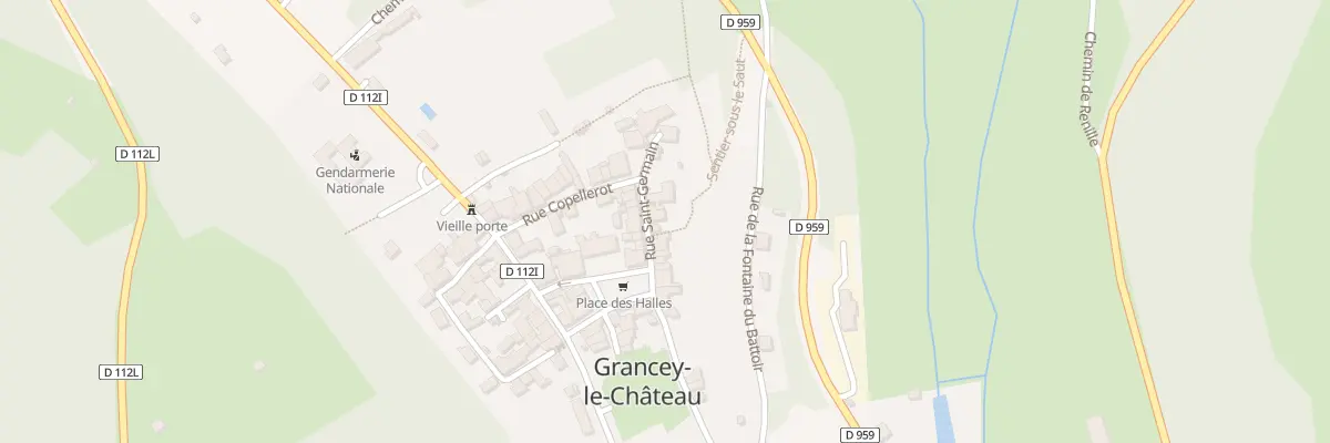 Plan du 6 Rue Saint Germain à Grancey-le-Château-Neuvelle