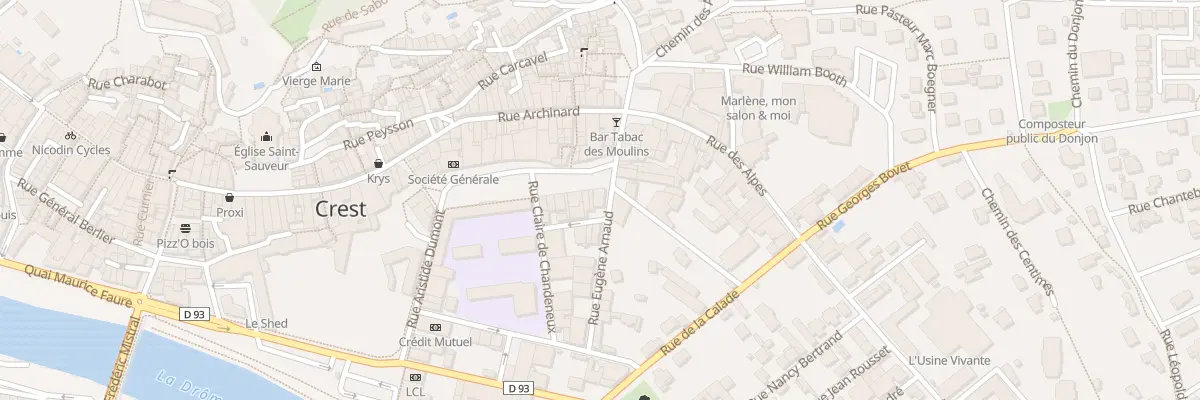 Plan du 19 Rue Eugène Arnaud à Crest