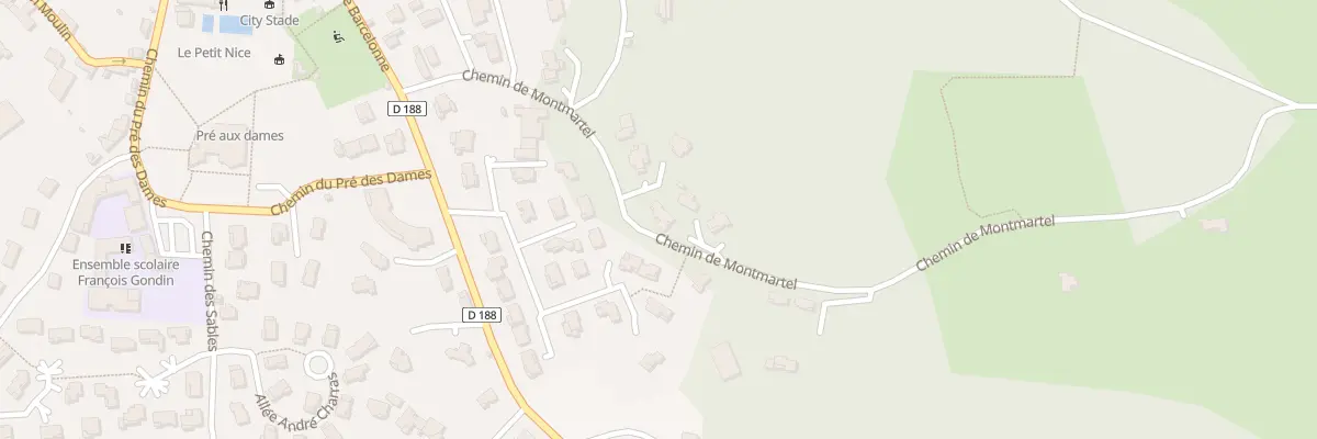 Plan du 27 Che de Montmartel à Chabeuil