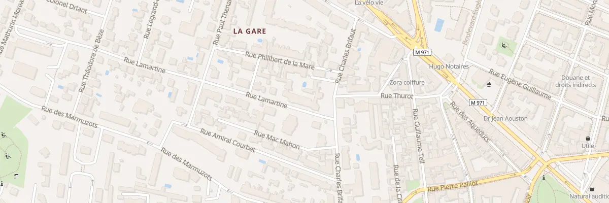 Plan du 4 Rue Lamartine à Dijon