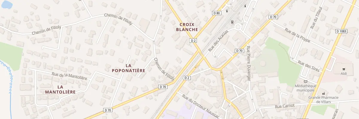 Plan du 44 Rue St Michel à Villars-les-Dombes