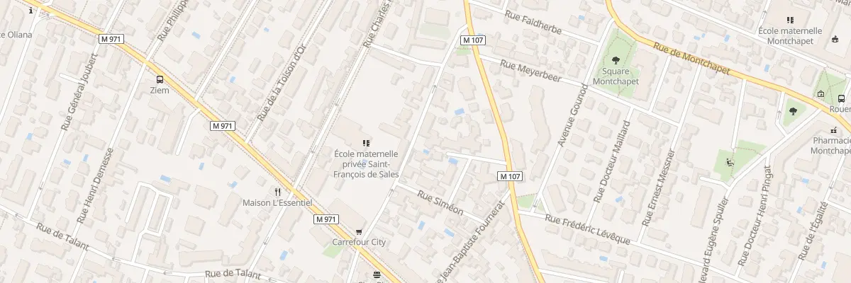 Plan du 9 Rue des Genois à Dijon