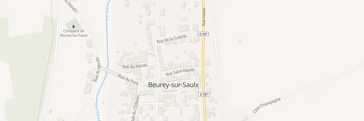 Plan du 7 Rue Saint-martin à Beurey-sur-Saulx