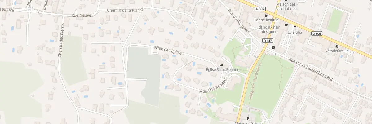 Plan du 12 Rue Chante Merle à Saint-Bonnet-de-Mure
