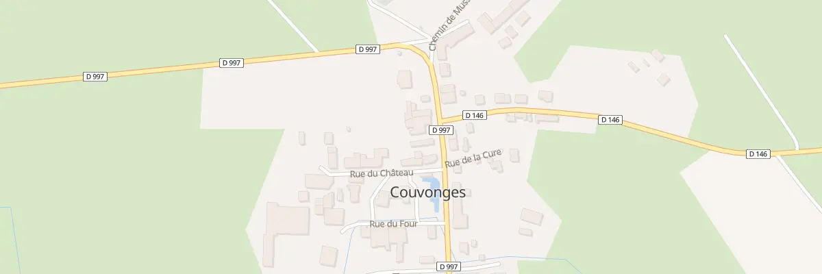 Plan du 5 Rue du 29 Aout à Couvonges