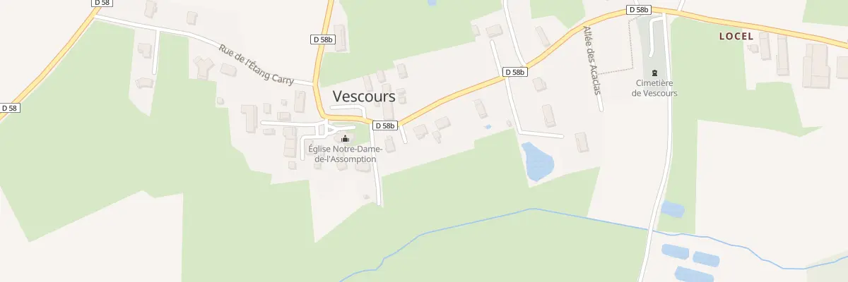 Plan du 5103 Le Bourg à Vescours