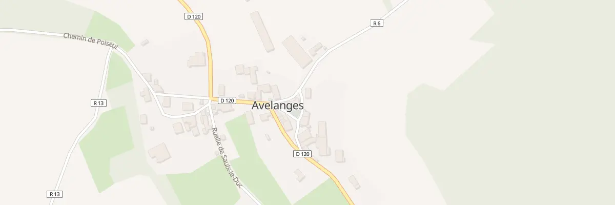 Plan du 20 Rue Derriere l’Eglise à Avelanges