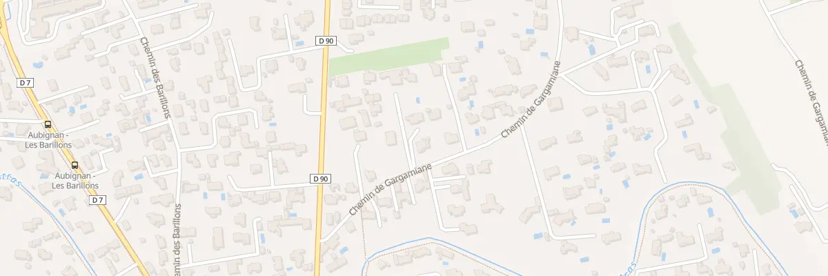 Plan du 5087 Chemin de Beaumes à Aubignan