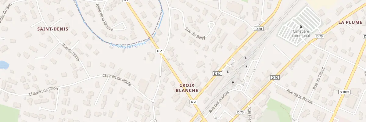 Plan du 204 Rue Jacques Ozanam à Villars-les-Dombes