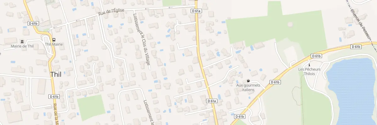 Plan du 260 Rue Neuve à Thil