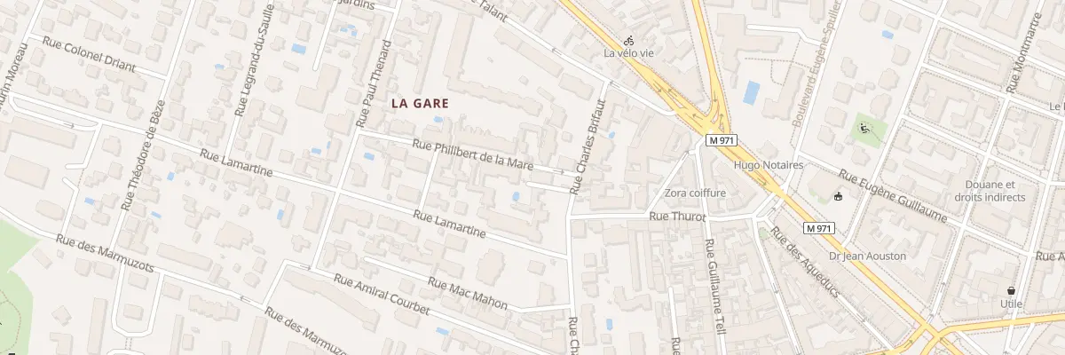 Plan du 3 Rue Philibert de la Mare à Dijon