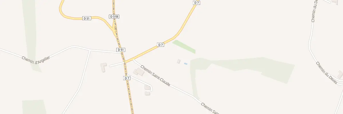 Plan du 5382F Le Deves à Villedieu