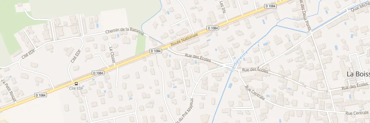 Plan du 98 Rue de Pré Mayeux à La Boisse