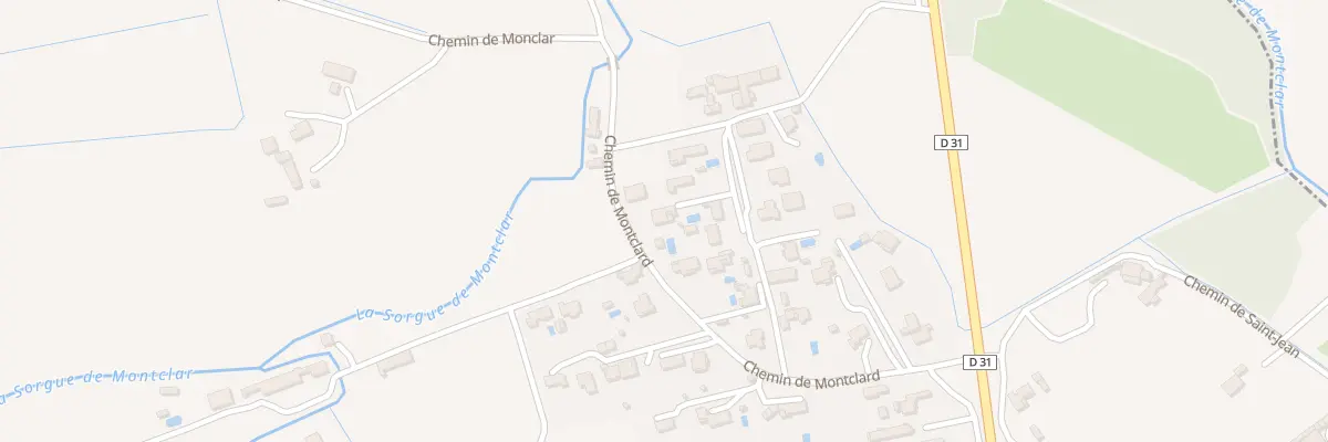Plan du 6799B Monclar au Thor