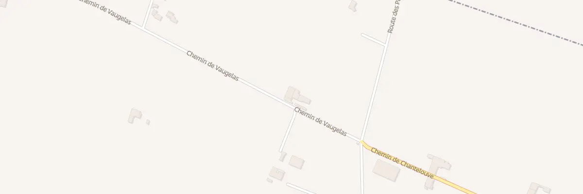 Plan du 2405 Che de Vaugelas à Alixan