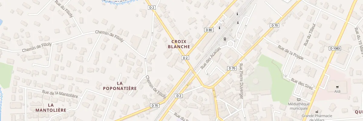 Plan du 101 Rue Jacques Ozanam à Villars-les-Dombes