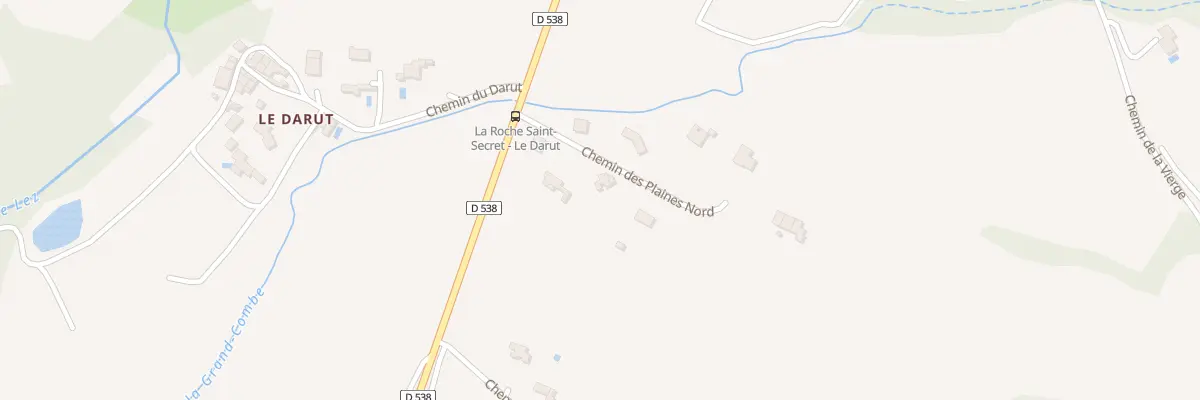 Plan du 5110 Les Plaines à Roche-Saint-Secret-Béconne