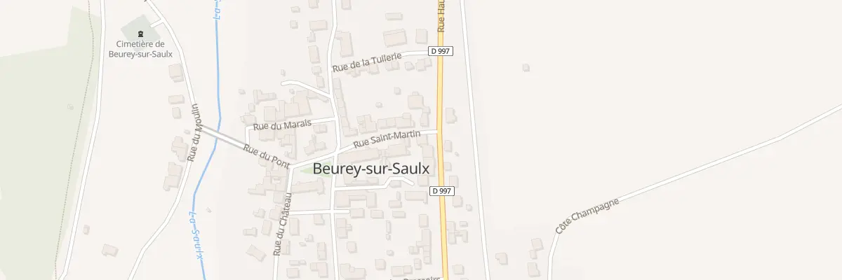 Plan du 21 Rue Haute à Beurey-sur-Saulx