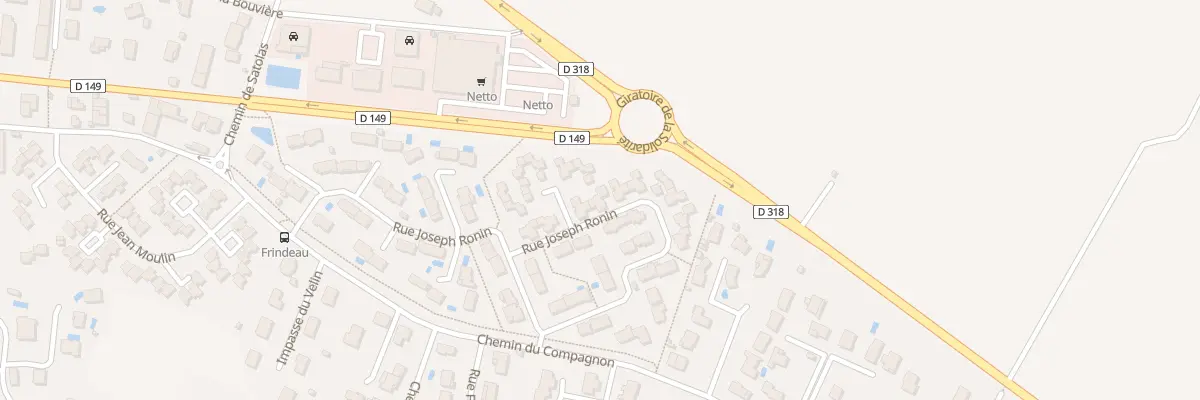 Plan du 74 Rue Joseph Ronin à Saint-Pierre-de-Chandieu