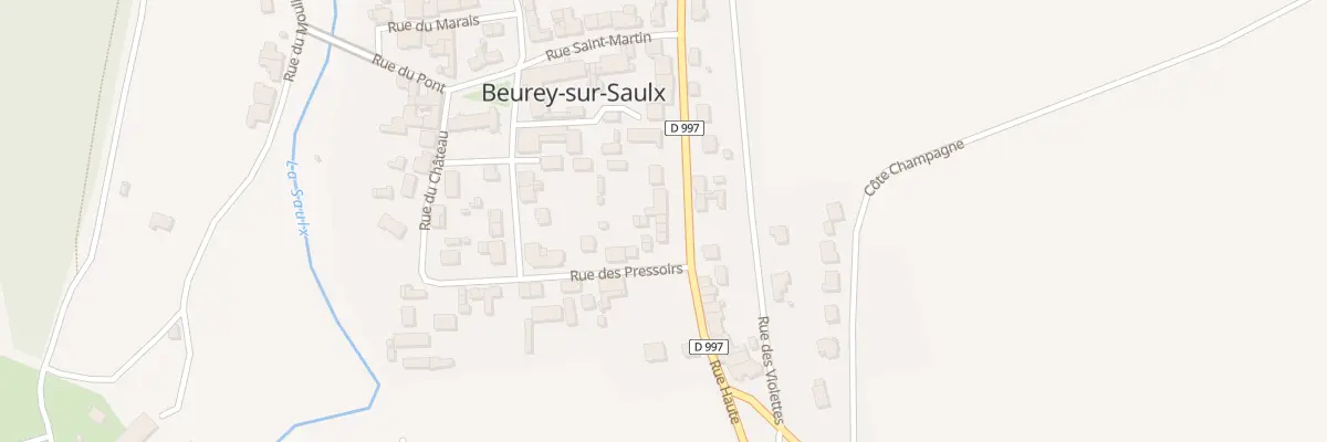 Plan du 11 Rue Haute à Beurey-sur-Saulx