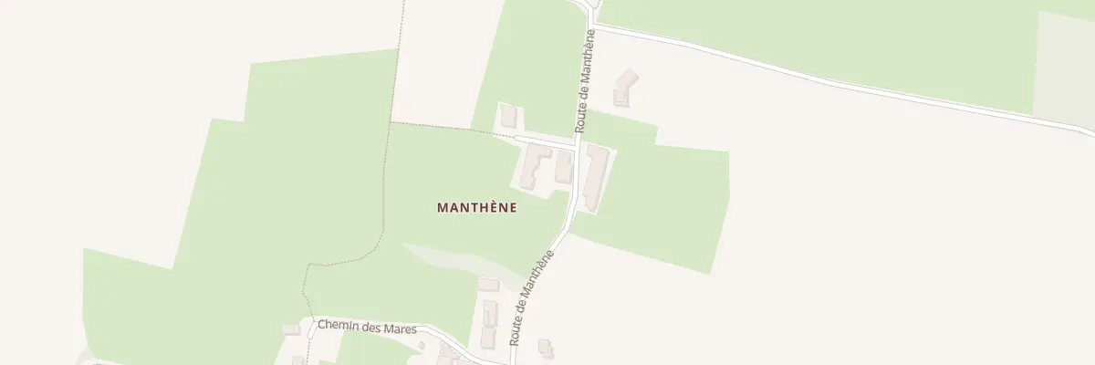 Plan du 1881 Rte de Manthène à Saint-Genis-sur-Menthon