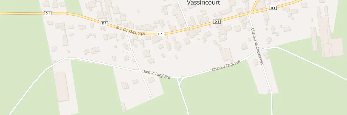 Plan du 41 Rue du 15eme Corps à Vassincourt
