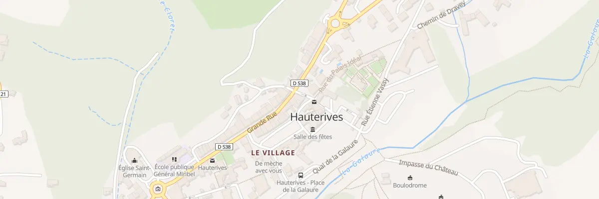 Plan du 42 Gr Grande Rue à Hauterives