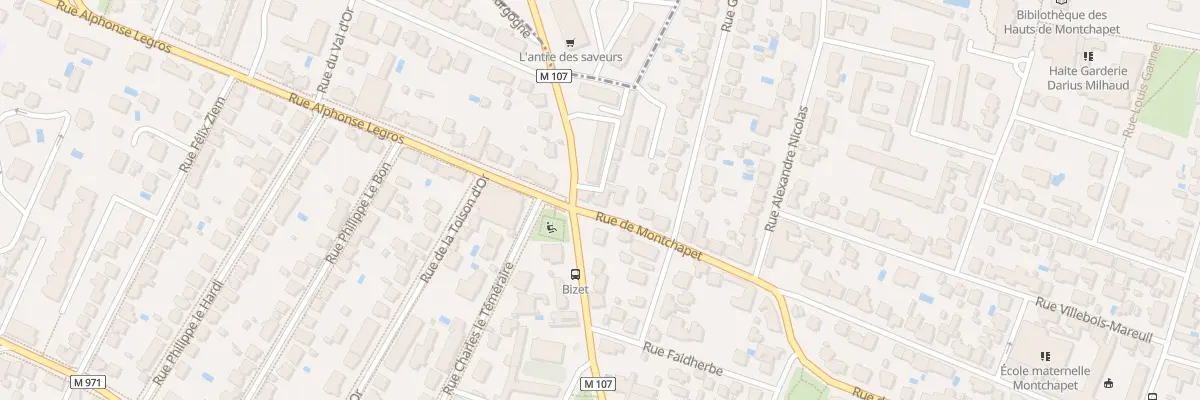 Plan du 96 Rue de Montchapet à Dijon