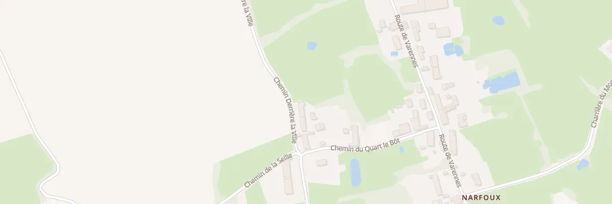 Plan du 76 Che Derrière la Ville à La Genête
