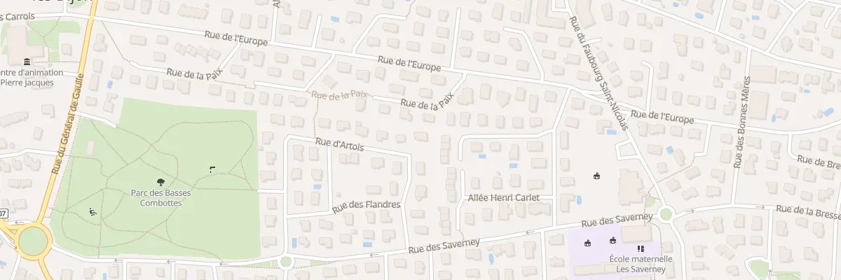 Plan du 10 Rue d’Artois à Fontaine-lès-Dijon