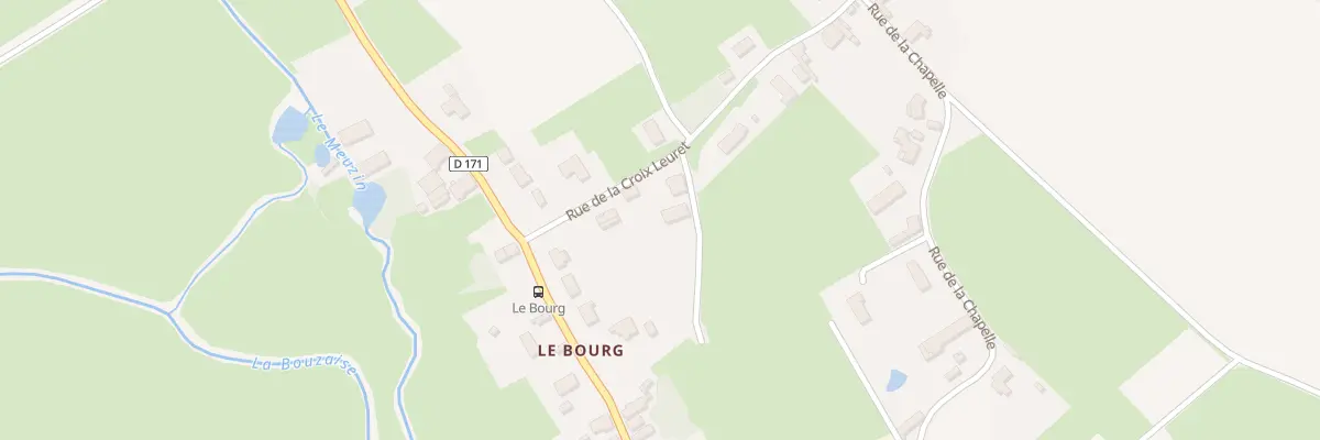 Plan du 2 Rue de la Croix Leuret à Palleau