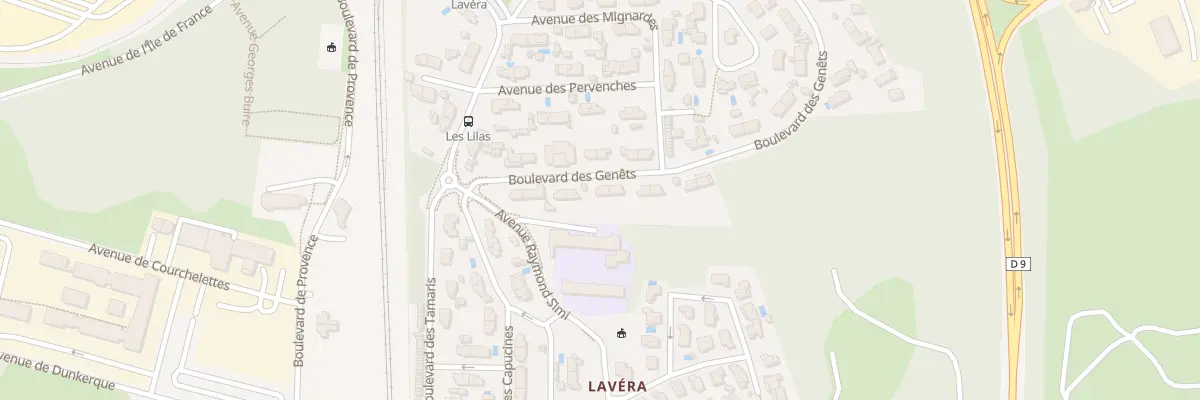 Plan du 45 Bd des Genêts à Martigues