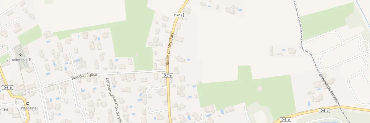 Plan du 19 Rte de Montluel à Thil