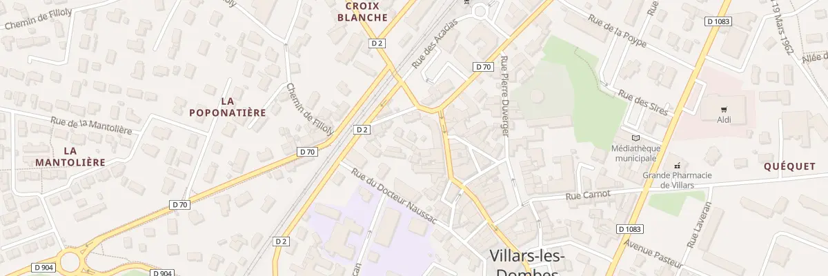 Plan du 31 Rue Justin et Genevieve Berger à Villars-les-Dombes