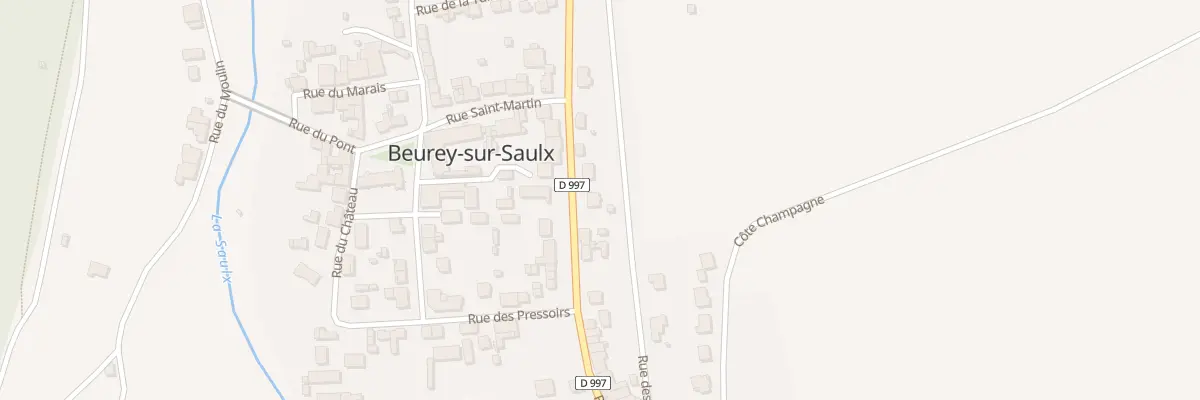 Plan du 28 Rue Haute à Beurey-sur-Saulx