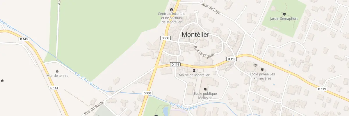 Plan du 10 Rue du Commerce à Montélier