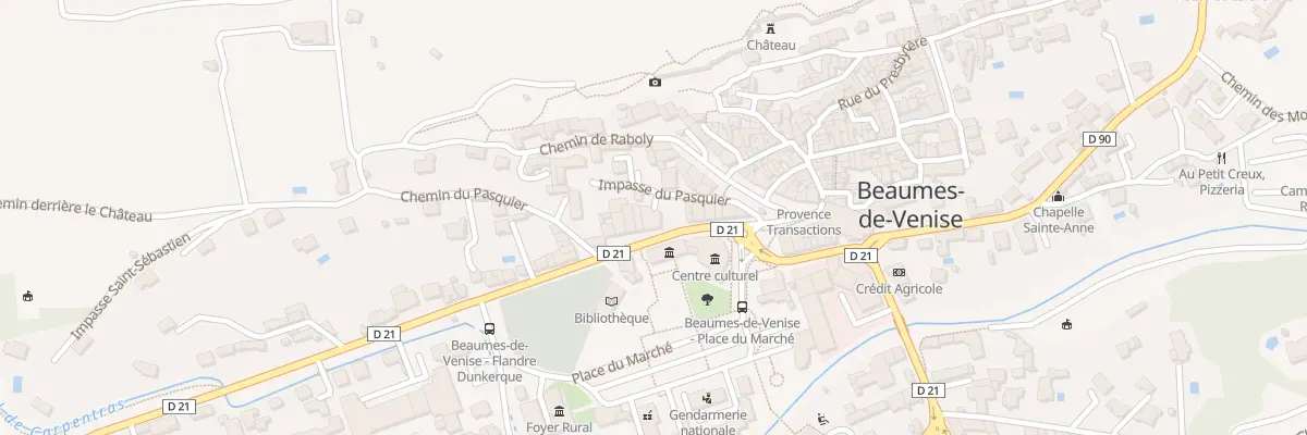 Plan du 9001F Av Raspail à Beaumes-de-Venise