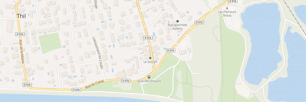 Plan du 61 Rue Neuve à Thil
