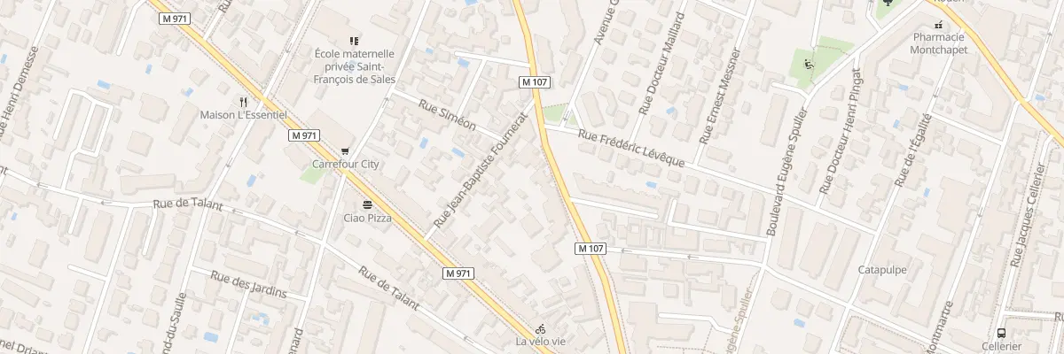 Plan du 27 Rue de Fontaine à Dijon