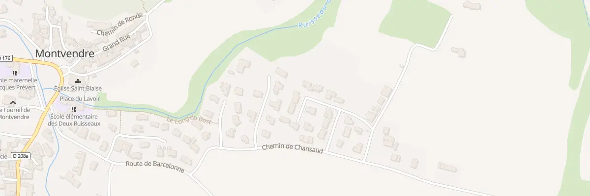 Plan du 70 Imp du Clos Sylvestre à Montvendre