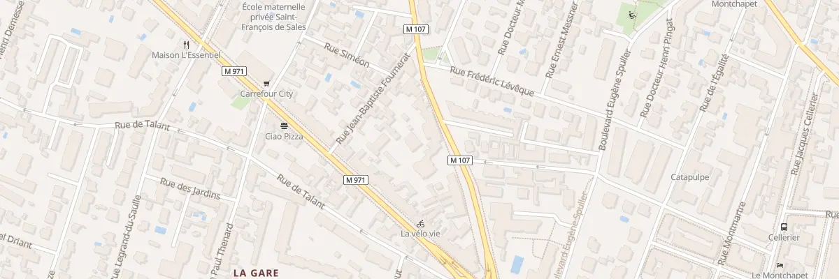 Plan du 19 Rue de Fontaine à Dijon